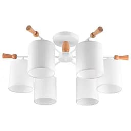 Люстра стельова Brille E14 40W WH (BKL-641C/6)