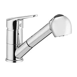 Смеситель для кухни с выдвижным изливом Ibergrif Roma M14550 IB0052, Хром