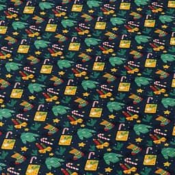 Плед LeLit Новорічний 200x220 см велсофт синій (le2000000324234) - мініатюра 7