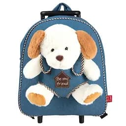Дитячий рюкзак на колесах Perletti Toys Duff Dog з м'якою іграшкою (P13034)