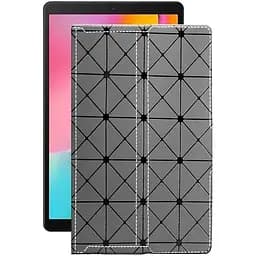 Чохол StatusCASE з екошкіри для планшету Samsung Galaxy Tab A 10.1 2019 (T510, T515) Сірий ромб