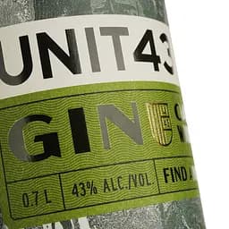 Джин Unit43 Oak Wooded Gin 43% 0.75 л - мініатюра 4