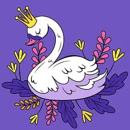 Картина за номерами Santi Царівна Лебідь, 25х25 см (954599)