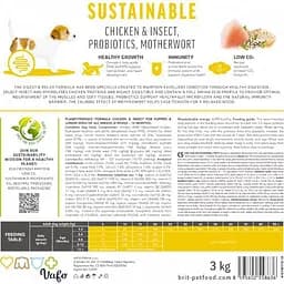 Сухий корм Brit Care Dog Sustainable Puppy для цуценят, з куркою та комахами, 1 кг - мініатюра 6
