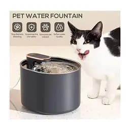 Автоматична поїлка-фонтан з фільтром для домашніх тварин і USB зарядкою, безшумна поїлка для котів