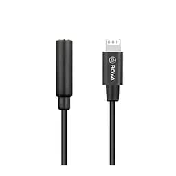 BOYA BY-K8 - 3.5mm FEMale TRS to Male lightning adapter cable (20cm)