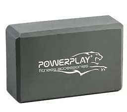 Блок для йоги PowerPlay 4006 Yoga Brick Серый (PP_4006_Grey_Yoga_Brick)