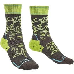 Носки Bridgedale Hike MW Endurance Boot Wmn Pattern Brown/Lime S (1053-710093.120.S)