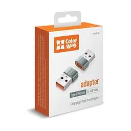 Перехідник USB-C to USB-A ColorWay (CW-AD-CA) - мініатюра 8