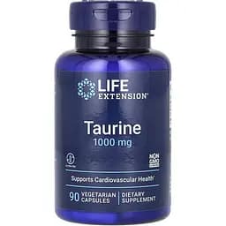 Таурин Life Extension 1000 мг 90 капсул