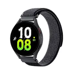Ремінець для Xiaomi Amazfit GTS 23 - чорно-жовтогарячий Watchbands NormalCloth ширина кріплення 20мм нейлоновий (W21-5WB12921992) - мініатюра 3