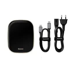 Мультипортовий адаптер USB Хаб Baseus Multi-Functional Charger Type-C CAHUB-AU01 Black