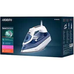 Праска Ardesto IR-C2232-BL, White/Blue, 2200W, кераміка, паровий удар, постійний пар 35г/хв, резервур 320мл, вертикальне відпарювання, захист від кальцинації, антикрапля, плавне регулювання потужності пари, автоматичне відключення - мініатюра 6