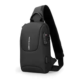 Рюкзак с одной лямкой Mark Ryden Crypto MR7039 и кодовым замком (Черный)