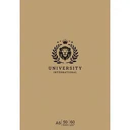 Блокнот для записів Student, А6, в клітинку, склеювання, 50 арк., бежевый (A6-GB-050-828K)