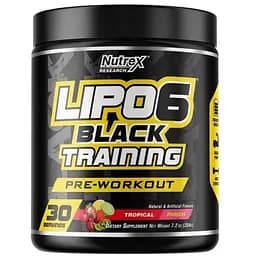 Передтренувальний комплекс Nutrex Research Lipo 6 Black Training Pre-Workout Апельсин Манго 201 г