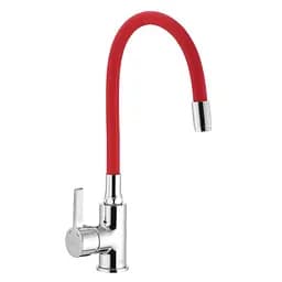 Смеситель для кухни с силиконовым изливом Ibergrif M22112-1 IB0067, Хром