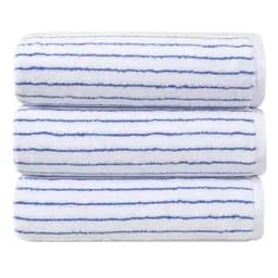 Рушник Lotus Home Готель Premium - Microcotton Stripe White-Blue 50*90 550 г/м² (svt-2000022348973)