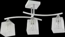 Люстра декоративна V XA1394/3 White+Chrome на 3 плафонів - мініатюра 2
