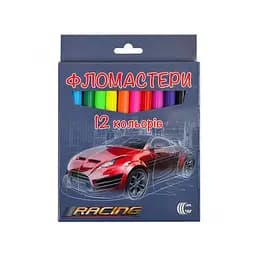 Дитячі Фломастери "Картон" COLOR-IT 950-12 12 кольорів Вид 1