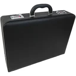 Элегантный дипломат Portfolio из эко кожи черный sum0028876