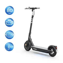 Електросамокат OKAI ES30-NEON PRO чорний 10", 350(700)W, 14. 7Ah, 80km, 25km\h, 25%, NFC, App, 21kg - мініатюра 3