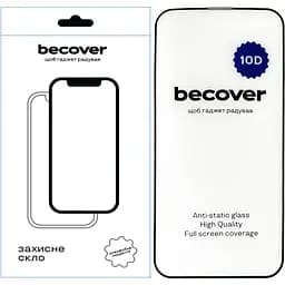 Захисне скло BeCover для Apple iPhone 13 Pro 10D Black (711514)