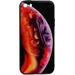 Чохол-накладка Toto Print Glass Space Case Apple iPhone SE/5s/5 Amethyst