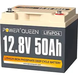 Аккумулятор Power Queen LiFePO4 12V (12.8V/50Ah/640Wh) (BMS 100A/100A) [111281]