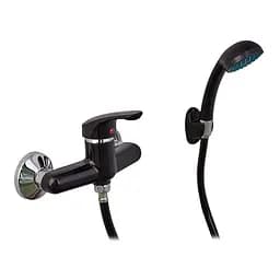 Смеситель для душа с лейкой Plamix Afina-003 SET Black PM0646 Черный