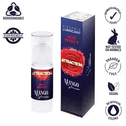 Лубрикант - MAI Attraction Heat Mango, 50 мл - мініатюра 1