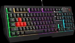 Клавіатура A4Tech B140N Bloody RGB Black - мініатюра 1