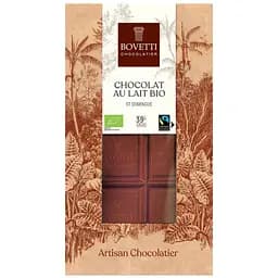 Шоколад молочний Bovetti органічний 100 г