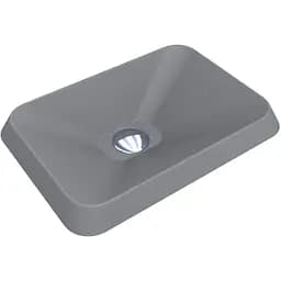 Умивальник Miraggio Albena mirastone gray 0000375, Сірий