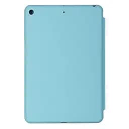 Чохол-книжка для планшета Apple iPad Mini 5 (2019), Smart Case, блакитний, з функцією підставки і авто сну/пробудження на планшет, штучна шкіра, мікрофібра, магнітна кришка з автовідключенням екрану, Original (ARM56768) - мініатюра 2