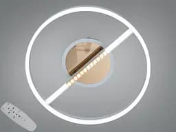 Люстра стельова Diasha біло-золота 48 Вт 8 кв. пульт