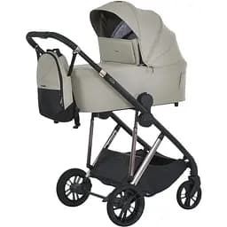 Універсальна коляска 2 в 1 El Camino ME 1190 Coil Cloud Beige з рюкзаком, дощовиком та москітною сіткою, беж