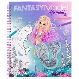 Альбом для розфарбовування з паєтками Motto А/S Русалочка Fantasy Model (411153)