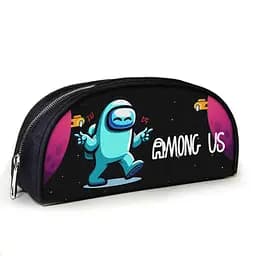Пенал школьный Амонг Ас/Among Us 23х10х8 см с принтом для мальчика (02814)