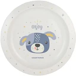 Тарілка Canpol babies Cute Animals пластикова блакитна (4/411_blu2)