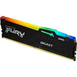 Модуль пам'яті для комп'ютера DDR5 32GB 5200 MHz Beast RGB EXPO Black Kingston Fury (ex.HyperX) (KF552C40BB2A-32) - мініатюра 9
