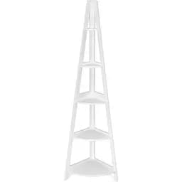 Стеллаж Costway Solo угловой для цветов белый