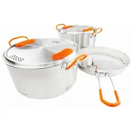 Набір посуду GSI Glacier Stainless Base Camper Medium