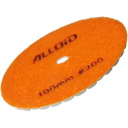 Круг алмазний Alloid Building Tools Hexagon шліфувальний на липучці 100 мм зерно 200 (DD-63388) - мініатюра 3