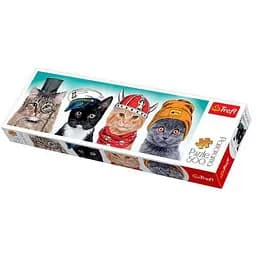 Пазл Trefl Пушистый экипаж 500 эл. панорама (29504)