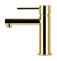 Змішувач для умивальника Corsan Lugo gold низький CMB7511GL Золотий