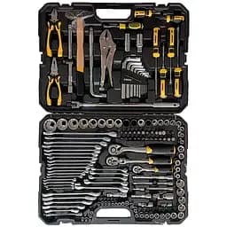 Набір насадок торцевих і біти, ключів, інструментів Sigma 1/4", 3/8", 1/2" 148 шт CrV (6003801)