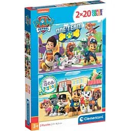 Пазл 2 в 1 Clementoni Paw Patrol: 2 шт. по 20 элементов (24779)