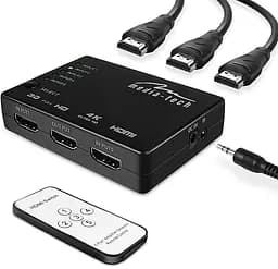 Комутатор HDMI 5xports HDMI switch, remote controlled, 4K resolution support Media-Tech - мініатюра 3