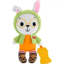 Іграшка з прорізувачем Fisher-Price Зайчик-обіймашка (JLB87)